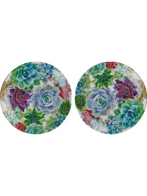 LuckyArt Vivace Melamin 2’lü Servis Tabağı Seti 28 cm