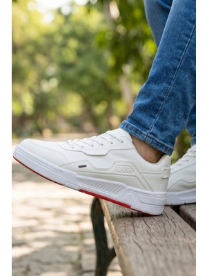 In Step City Walker – Beyaz Günlük Erkek Spor Ayakkabı