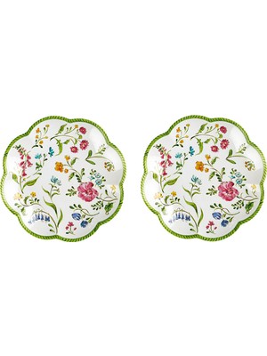 LuckyArt Laurus Melamin 23CM 2'li Tabak Seti