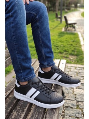 In Step Daily-Comfort Siyah Erkek Sneaker