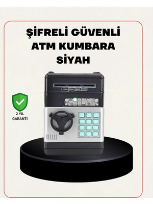 Para Kasası Görünümlü Elektronik Şifreli Kumbara Nemere
