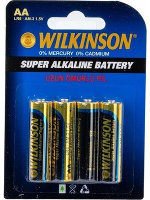 Wilkinson Pil Kalem Pil Aa 1,5 V R06 4s 4lü 2036