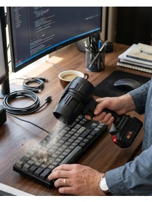 OEMTR Şarjlı Hava Üfleyici Güçlü Motorlu Çok Amaçlı Temizlik Makinesi