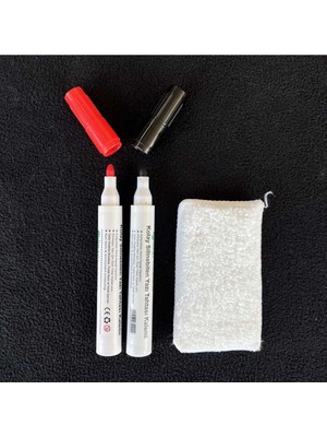 Özbience Siyah Kırmızı Kalem Seti ve Silgi Hediye ile Yazmaya Şıklık Katın