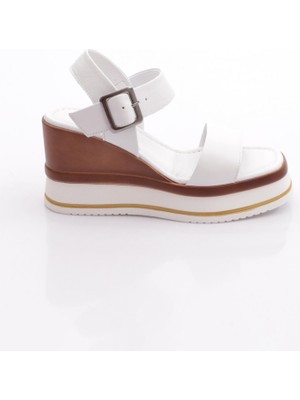 Dgn 400-24170 Kadin Mega Kalin Taban Sandalet