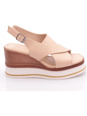 Dgn 722-24170 Kadin Mega Kalin Taban Sandalet