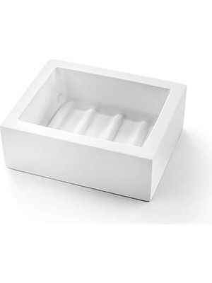 Treesseci Bemood White Sabunluk, Tezgah Üstü - Beyaz