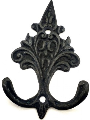 Magicool Antika Tarz Dekoratif Pirinç Çam Figürlü Askı - 98X57 Mm, Oksit