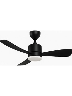 SeckinStore Helios 70W 3 Kanatlı Uzaktan Kumandalı Ledli Dekoratif Tavan Vantilatör Siyah/beyaz/ahşap Renk