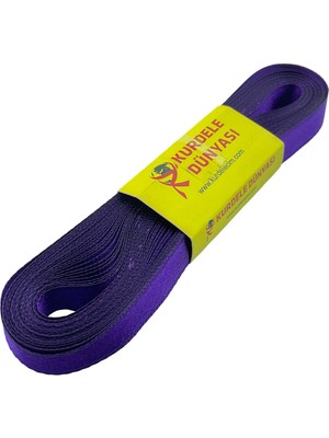 Morperde Katlamalı Perde Kurdele (10mm) Gece Moru