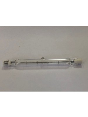 İTHAL Ithal 3 Adet Çubuk Halojen Lamba 220V 300W 118MM R7S