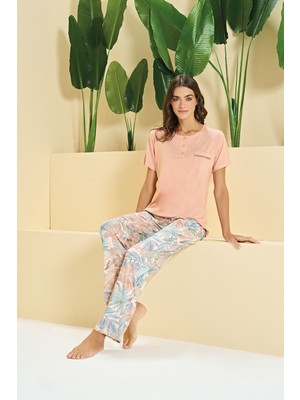 Over Sleep 3353 Kadın Pijama Takım
