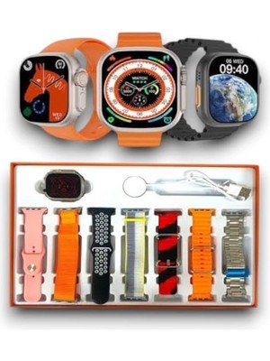 Calperia Watch 8 Ultra 7 Kordonlu Akıllı Saat