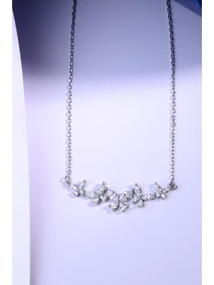 Innuendo Jewelry 925 Ayar Gümüş 5'li Yonca Kolye