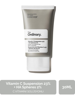 The Ordinary 30 ml Vitamin C Suspension 23% + HA Spheres 2% Aydınlatıcı Serum Tüm Cilt Tipleri