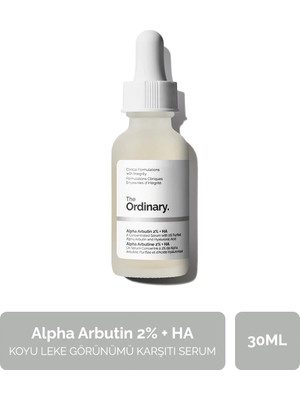 The Ordinary Alpha Arbutin 2% + HA - Koyu Leke Görünümü Karşıtı Serum