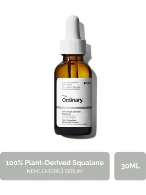The Ordinary 100% Plant-Derived Squalane 30ml. - Hafif Yapılı Nemlendirici Serum