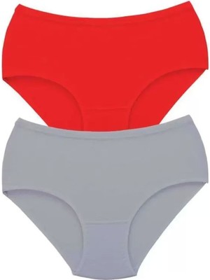 Bemy Store 2 Adet Tutku Kadın Yüksek Bel Bato Kalın Lastik Külot S6