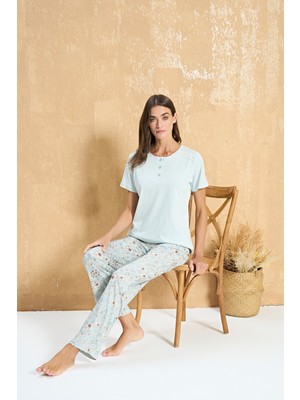 Over Sleep 3334 Kadın Pijama Takım