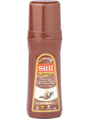 Sitil Ayakkabı Boyası Likit 80 ml Koyu Kahve 3 Adet