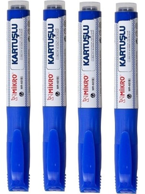 Özbience Mavi Mikro Tahta Kalemi Kartuş Dolumlu 4’lü Set