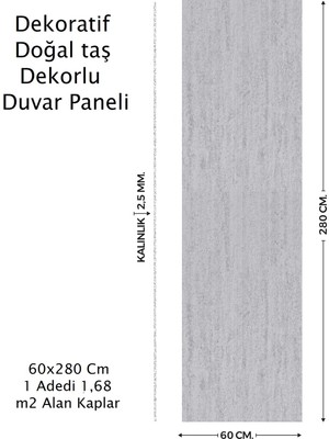 Brano 60X280 Duvar Paneli Doğal Taş Desen ,salon,duvar,traverten
