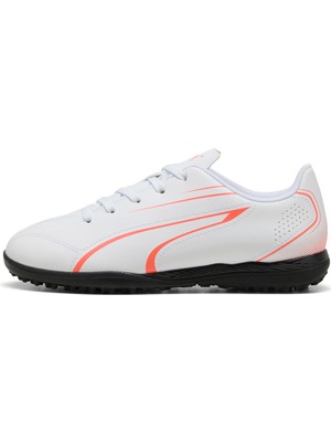 Puma Unisex Beyaz Puma Vıtorıa Tt Jr Çocuk Halı Saha Ayakkabısı