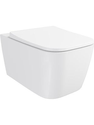 VitrA Metropole Square QuantumFlush 7906B403-0090 Asma Klozet, 56 cm, Beyaz