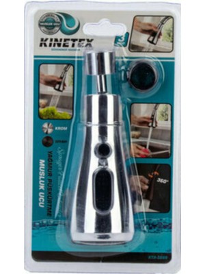 Kinetex Konik Musluk Başlığı 3 Fonksiyonlu