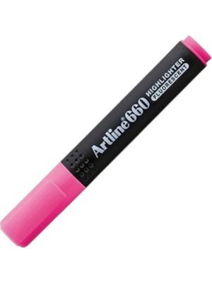 Artline 660 Fosforlu Kalem Pembe