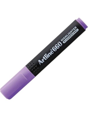Artline 660 Fosforlu Kalem Mor