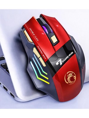 Apera Imce Gwx7 Kablosuz Şarjlı Rgb Gaming Mouse Sessiz Tık Oyun Faresi 3200DPI 7 Tuş