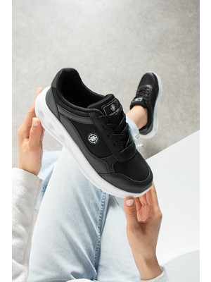 EN7 Siyah Beyaz Kadın Erkek Unisex Sneaker Kalın Taban Konforlu Günlük Spor Ayakkabı 511