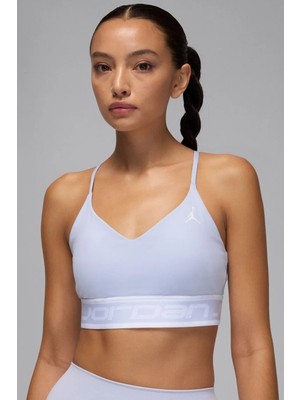 Nike Jordan Support Indy Logo Women's Bra Kadın Açık Mavi