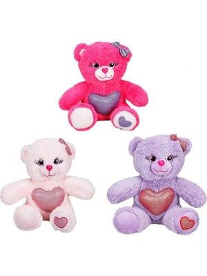 Hsc Bilişim Renkli Sevimli Peluş Ayıcık 26 Cm-1 Adet Stokta Olan Gönderilir