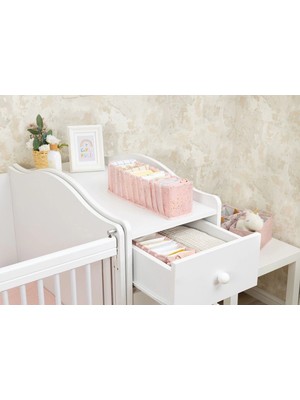 Hsc Bilişim Baby Akordiyon Organizer Çekmece Düzenleyici Small (Pembe) -04102