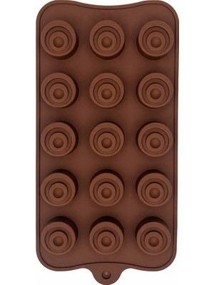 Homvira🍫 15’li Silikon Çikolata Kalıbı | Pralin & Dolgulu Çikolata Kalıbı | Esnek Yapışmaz Silikon | -40°c / +230°C Isıya Dayanıklı