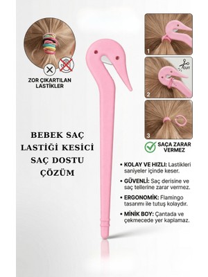 Luckka Tokka | Bebek Lastik Toka Çıkarıcı Aparat | Saçı Acıtmadan Toka Çıkarma Aparatı