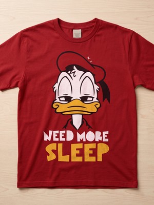 Durak Reklam Donald Duck Ütü ile Uygulanabilen Dtf Tekstil Baskı