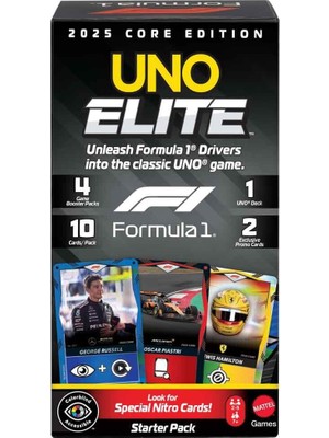 Uno Elite F1 Kartlar Başlangıç Paketi JLV42