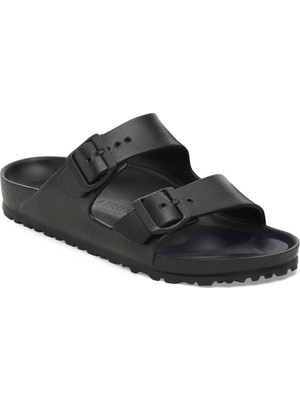 Birkenstock Arizona Eva Çift Bantlı Kadın Siyah Terlik 129423