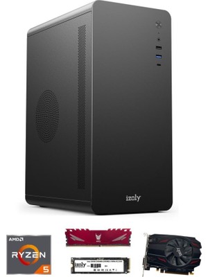 İzoly R110 Ryzen 5 5500 16GB Ddr4 256GB M2 SSD RX550 4gb Masaüstü Oem Seti