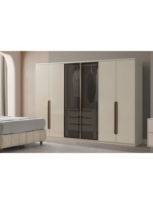 Doressa Visse 6 Kapılı Gardırop