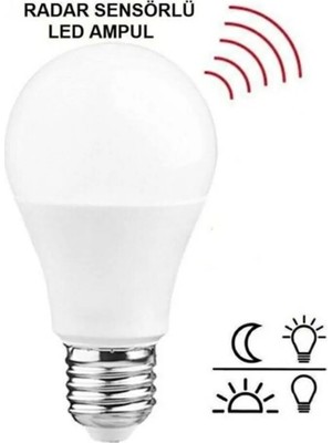 Cata E-27 12W LED Sensörlü Ampul