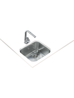 Teka BE 45.40 Tezgahaltı Düz Eviye Paslanmaz Çelik 45 cm 10125123
