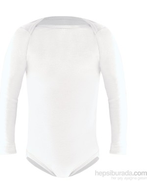 BLACKSPADE 1251 Unisex Kids Beyaz Uzun Kol Termal Çıtçıtlı Bady Sentetik Malzeme ile Rahat Kullanım