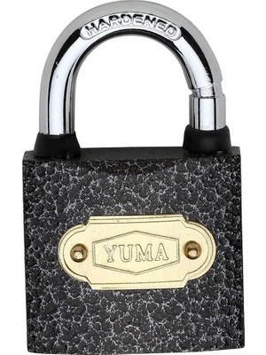 Mikasso Asma Kilit Gri Kısa 63 mm YMK-1263