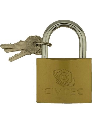 Mikasso Sarı Asma Kilit 38 mm