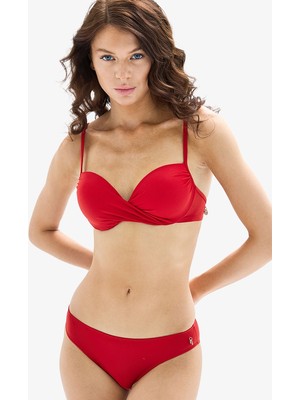 Blackspade Kadın Push-Up Bikini Üstü 10820  - Kırmızı