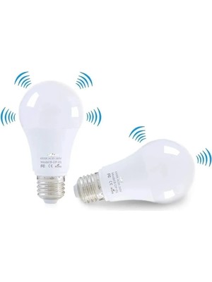 Mikasso Hareket Sensörlü LED Ampul Lamba 12 W Beyaz E27 Duy